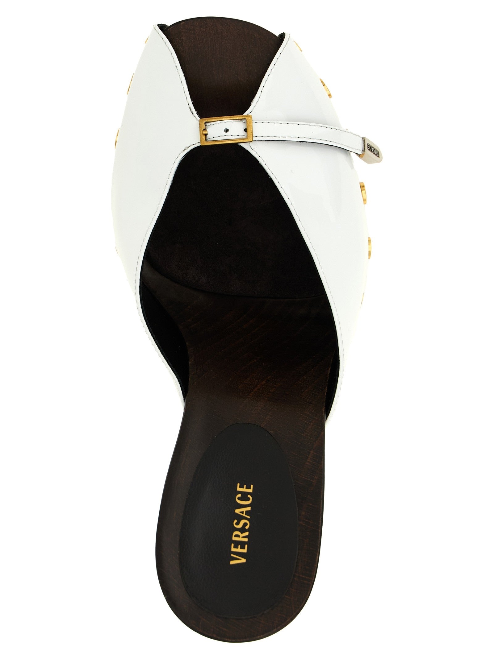 Versace Sassi Clogs White