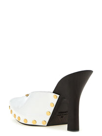 Versace Sassi Clogs White