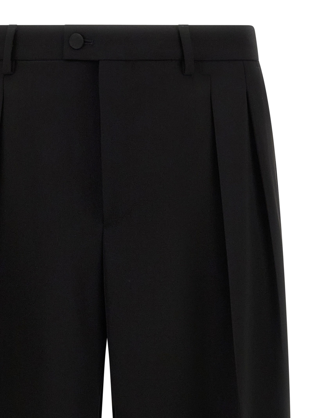 Dolce &amp; Gabbana Satin Band Pants Black
