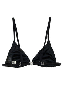 Toteme Satin Bralette Black