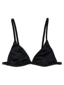 Toteme Satin Bralette Black