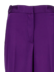 Versace Satin Cargo Pants Purple