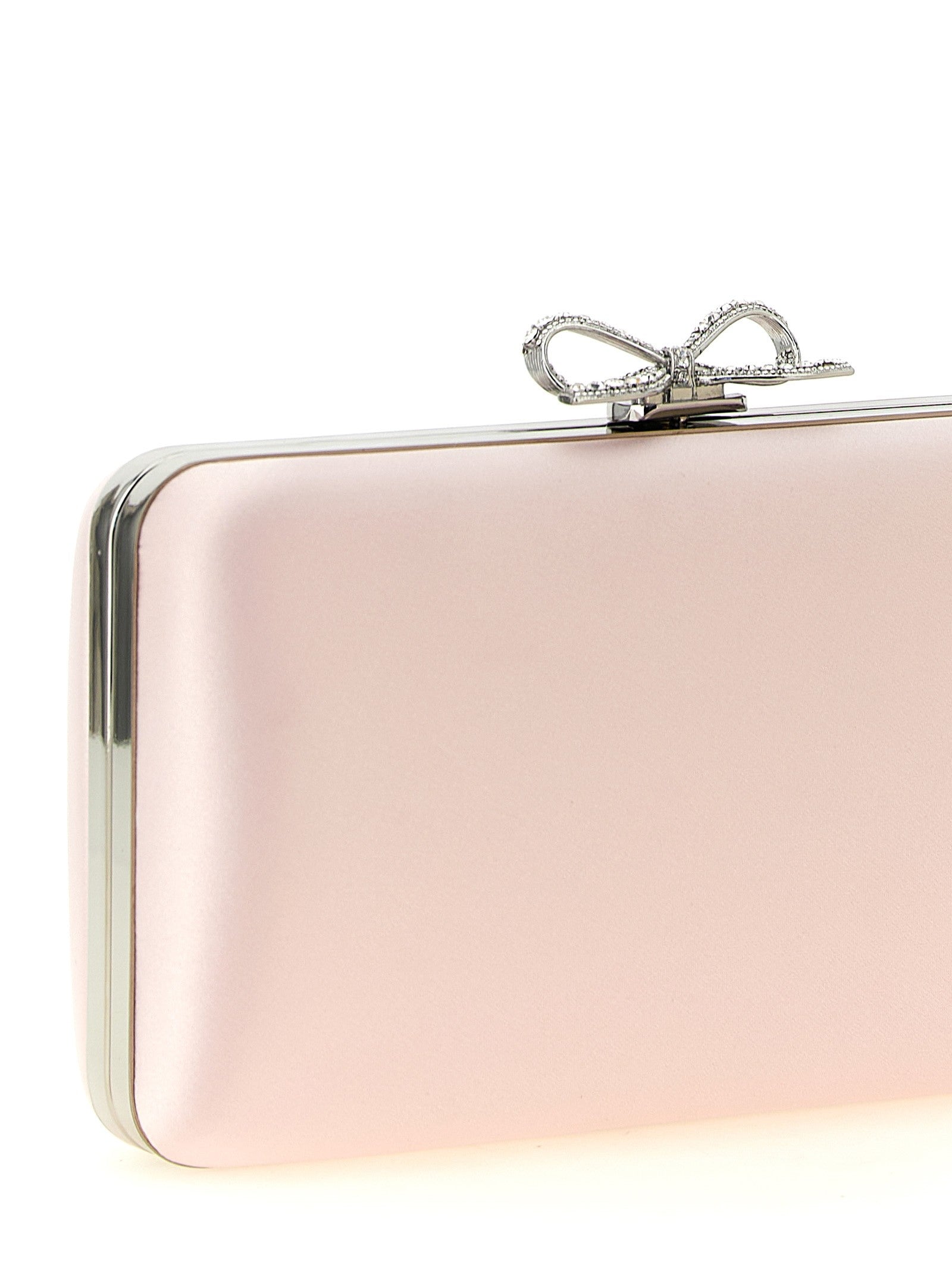 self-portrait Satin Clutch Blue