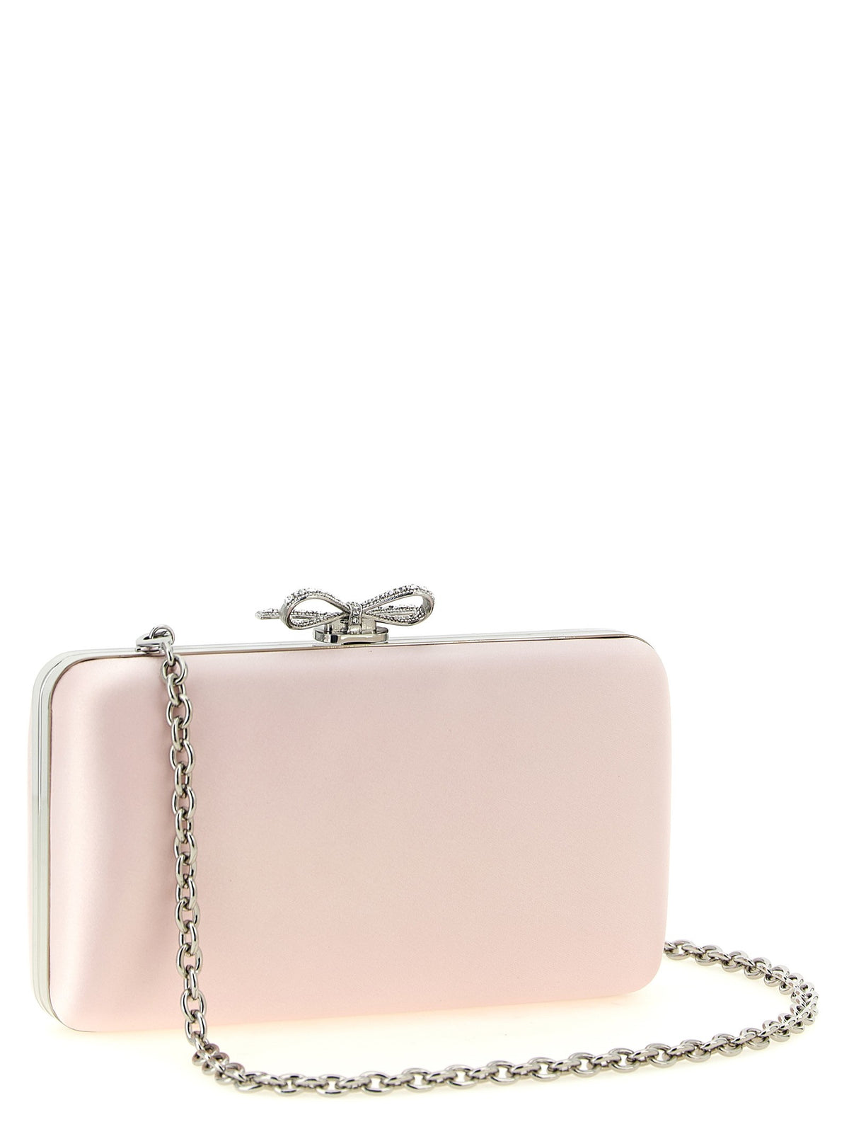 self-portrait Satin Clutch Blue, view 2