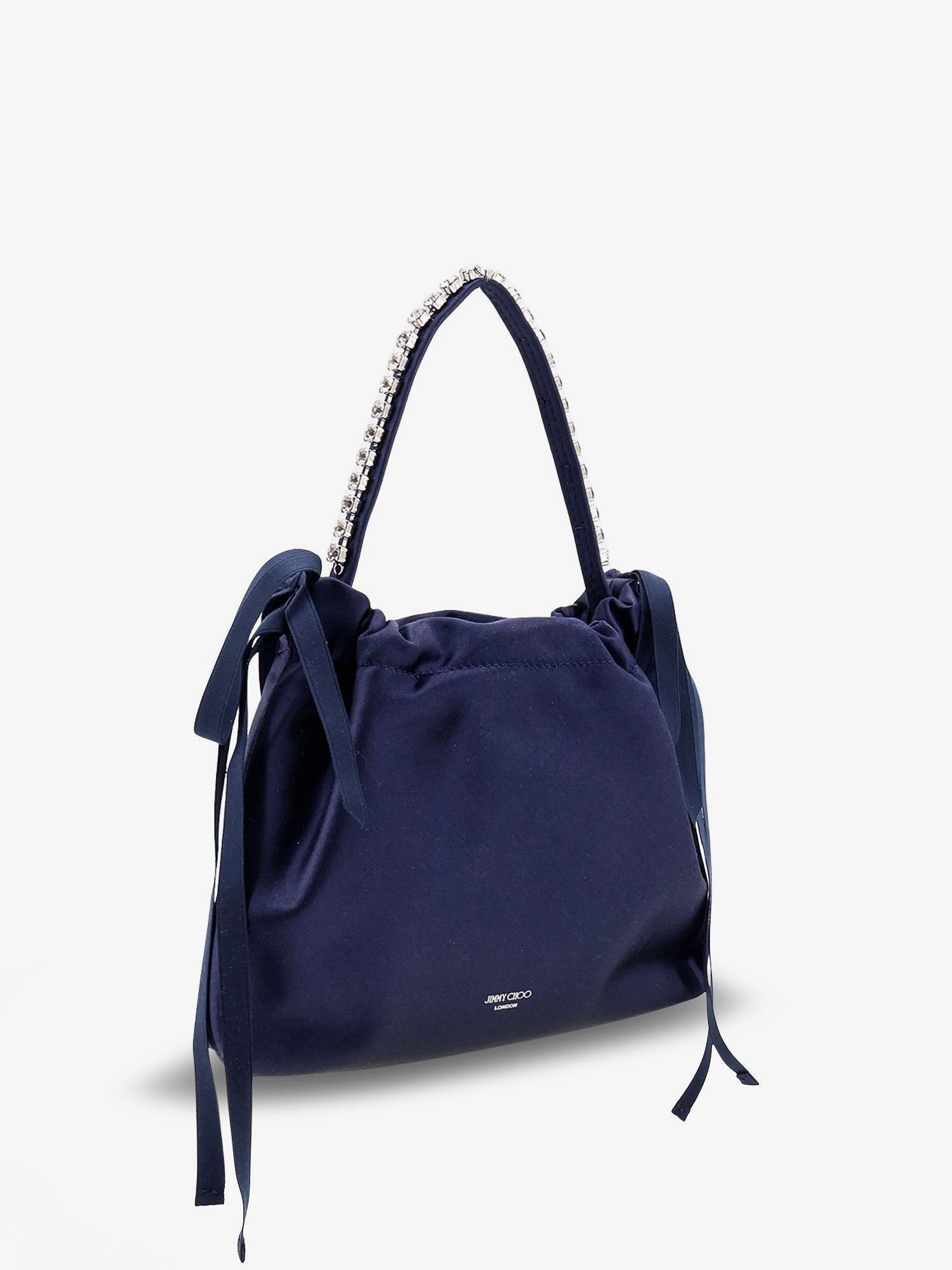 Jimmy Choo Women's Satin Crossbody Bag Blue