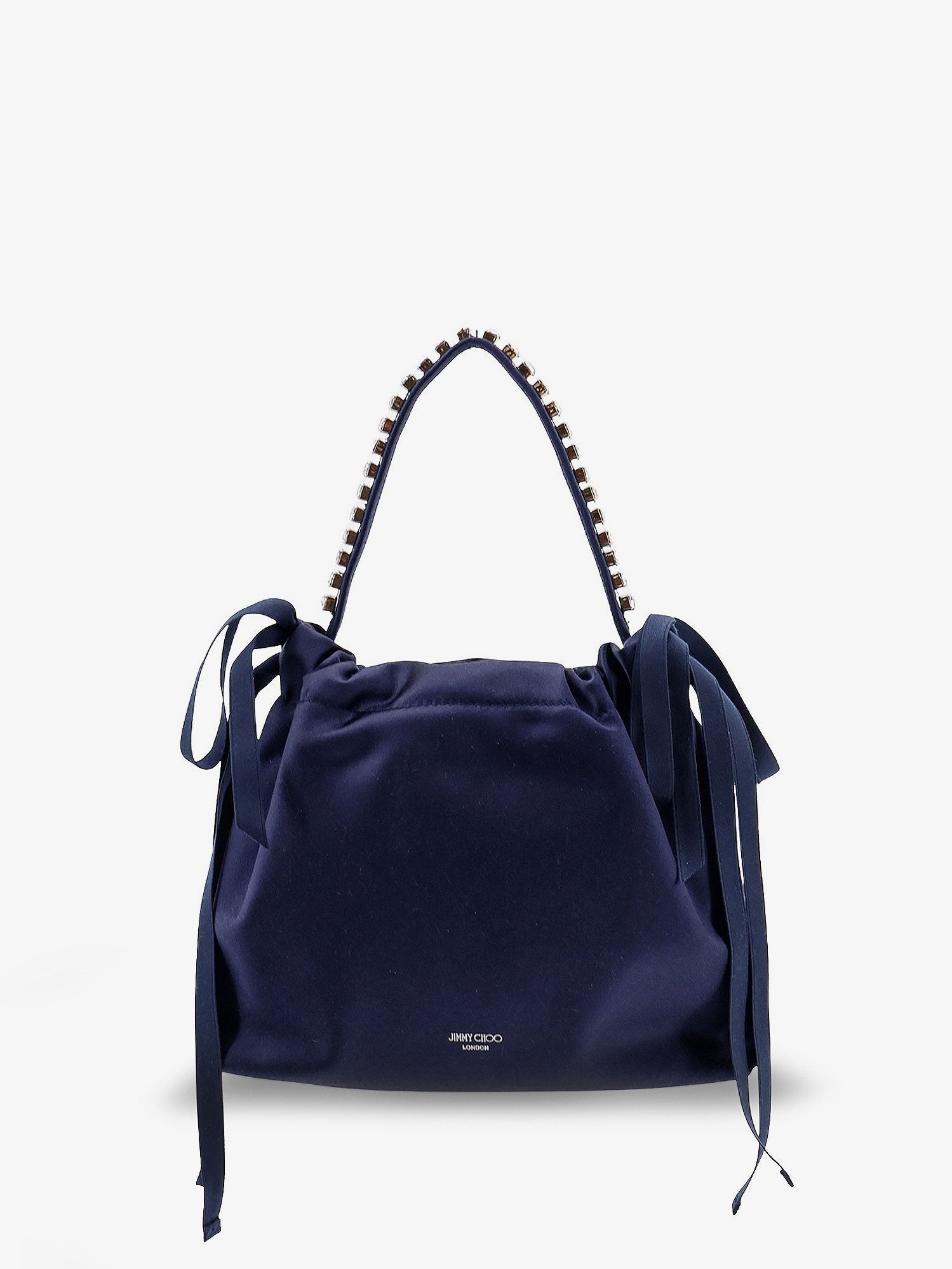 Jimmy Choo Women's Satin Crossbody Bag Blue