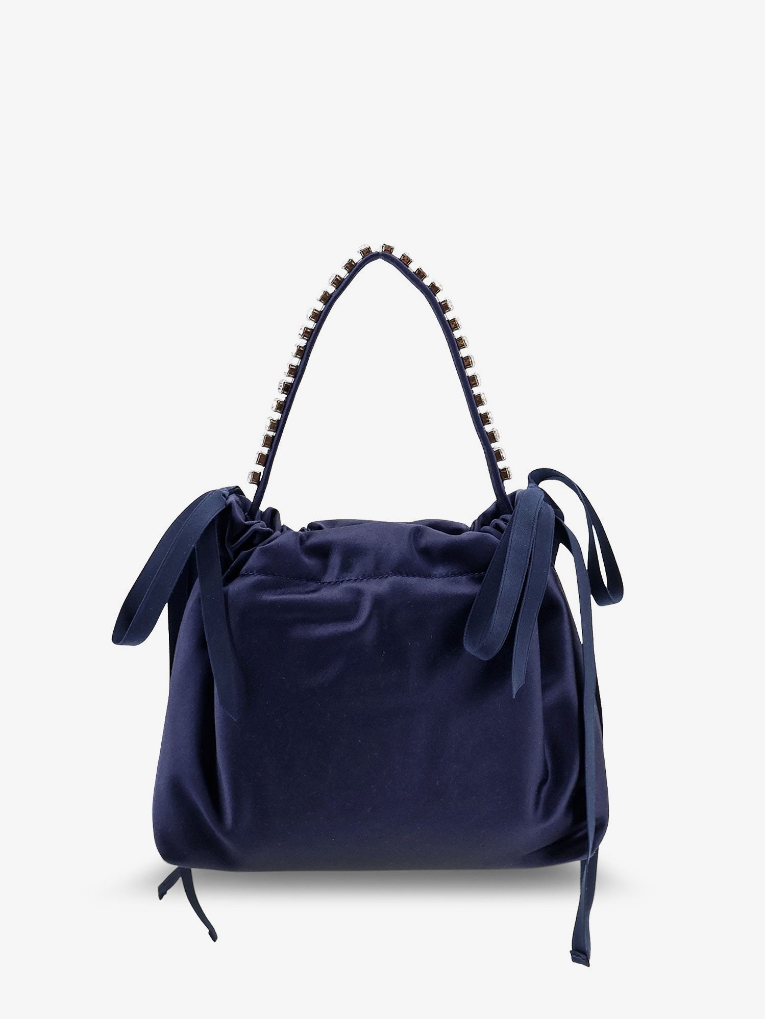 Jimmy Choo Women's Satin Crossbody Bag Blue