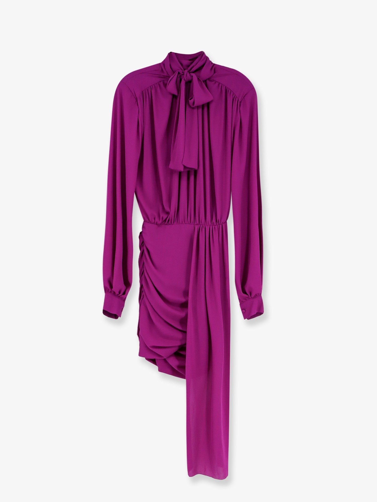 Actualee Women's Satin Dress Purple