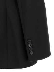 Givenchy Satin Lapel Blazer Black