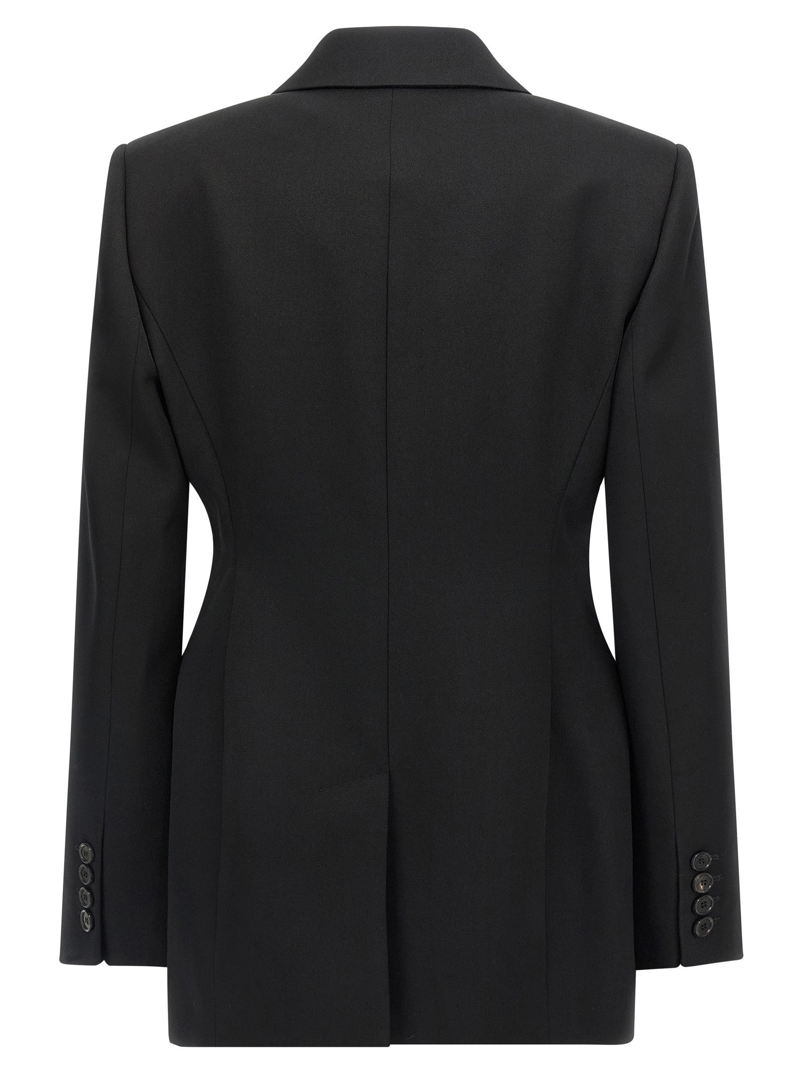Givenchy Satin Lapel Blazer Black