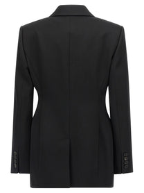 Givenchy Satin Lapel Blazer Black