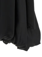 ROTATE Birger Christensen Satin Le Bubble Dress Black, view 5