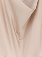 Actualee Women's Satin Long Dress Beige