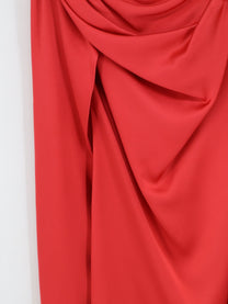 Stella McCartney Women's Satin Mini Dress TOMATO