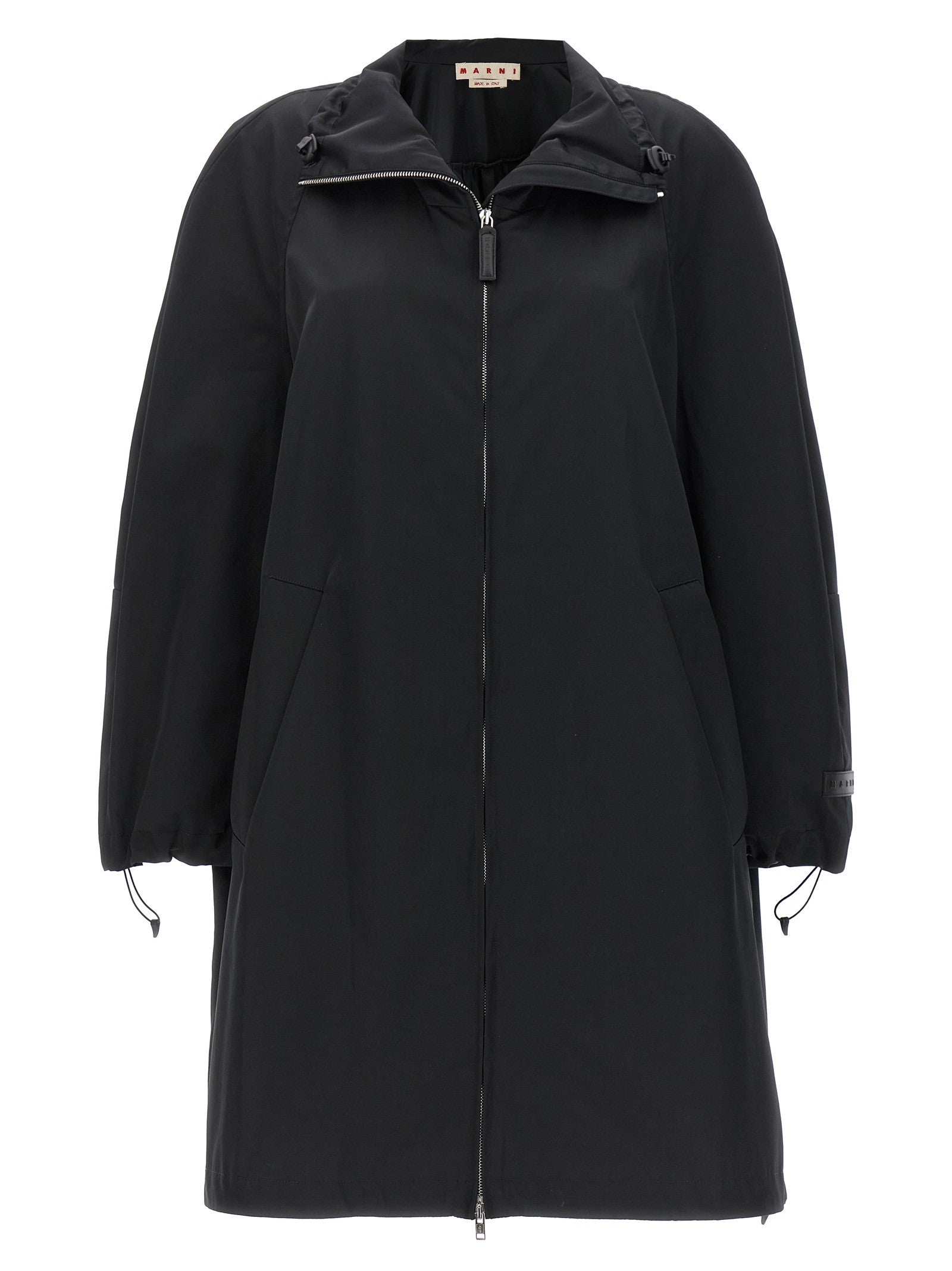 Marni Satin Parka Black