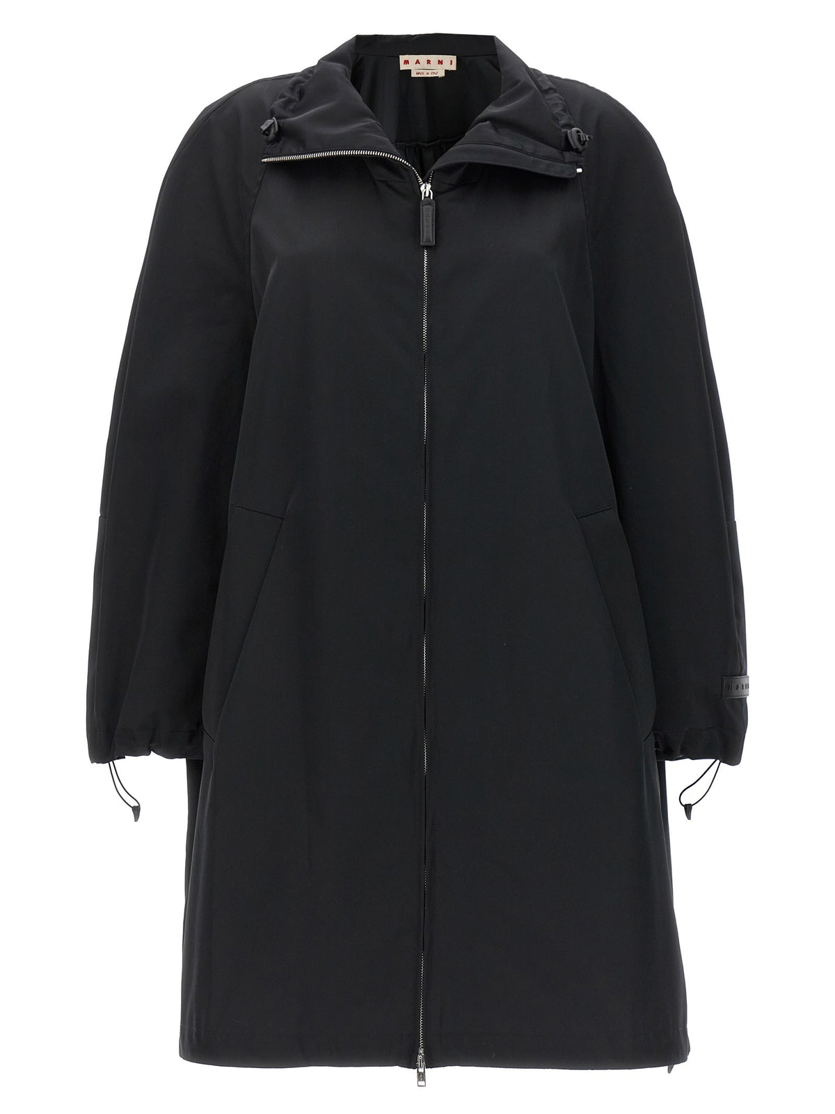 Marni Satin Parka Black