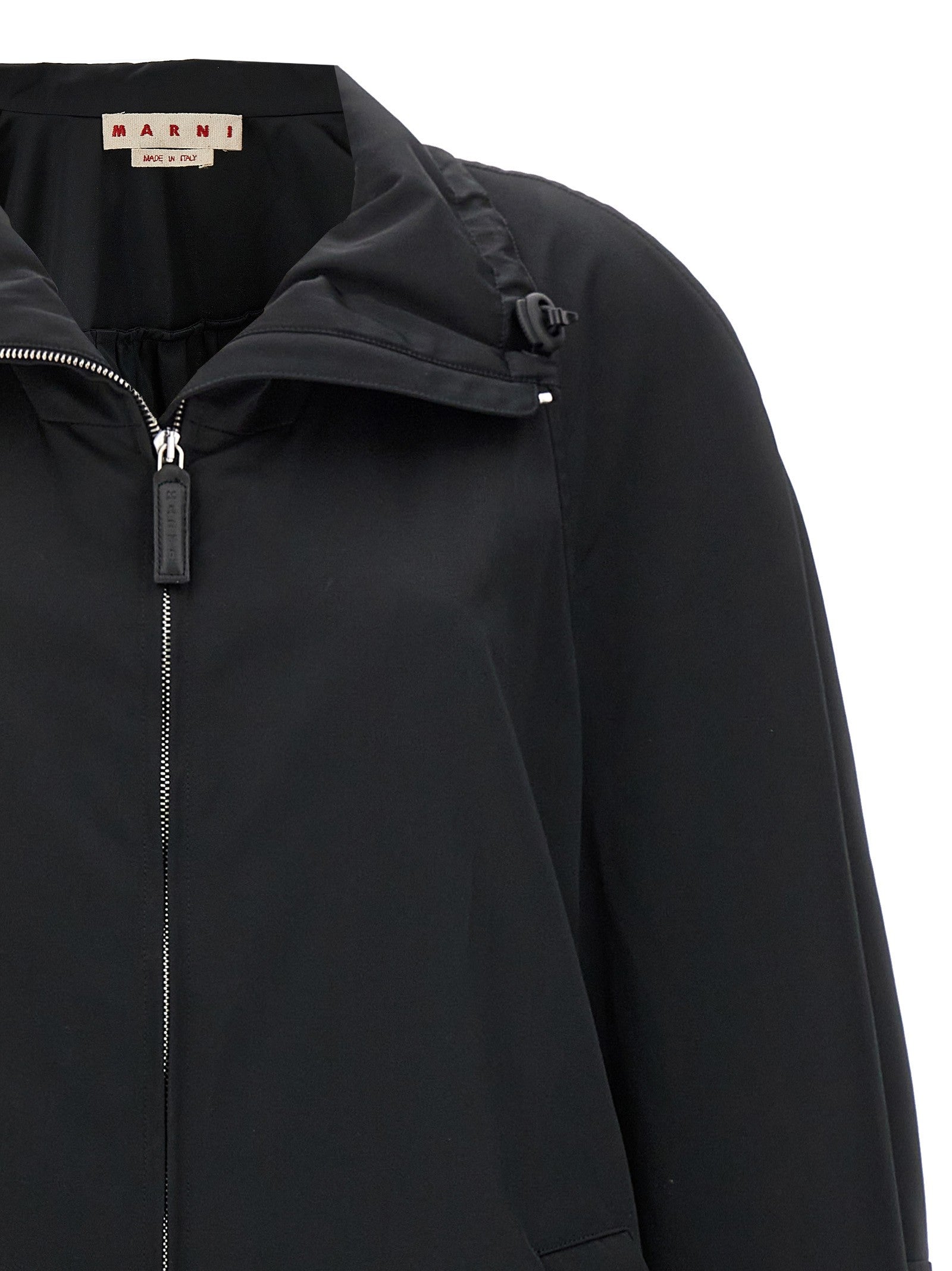 Marni Satin Parka Black