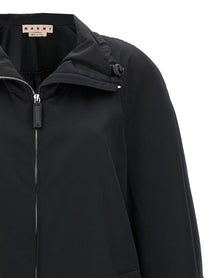 Marni Satin Parka Black