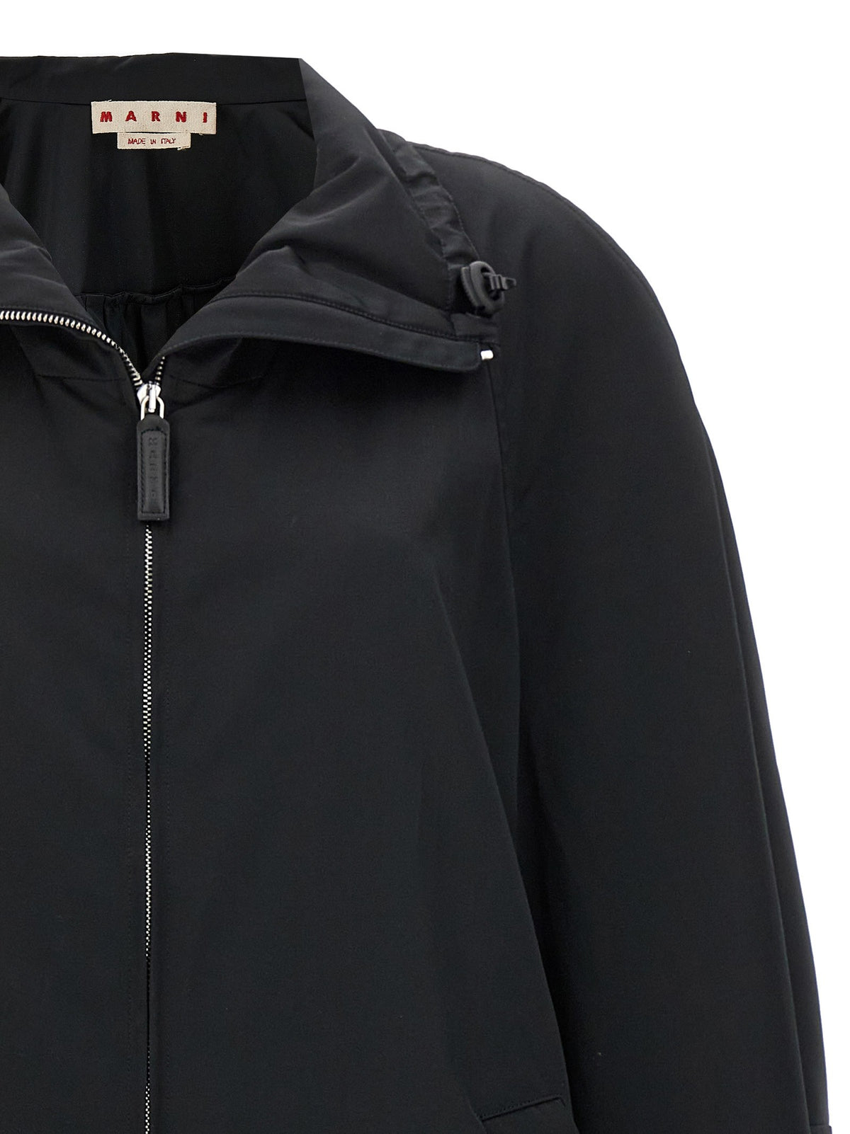 Marni Satin Parka Black, view 4