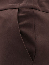 Actualee Women's Satin Pencil Skirt Gold