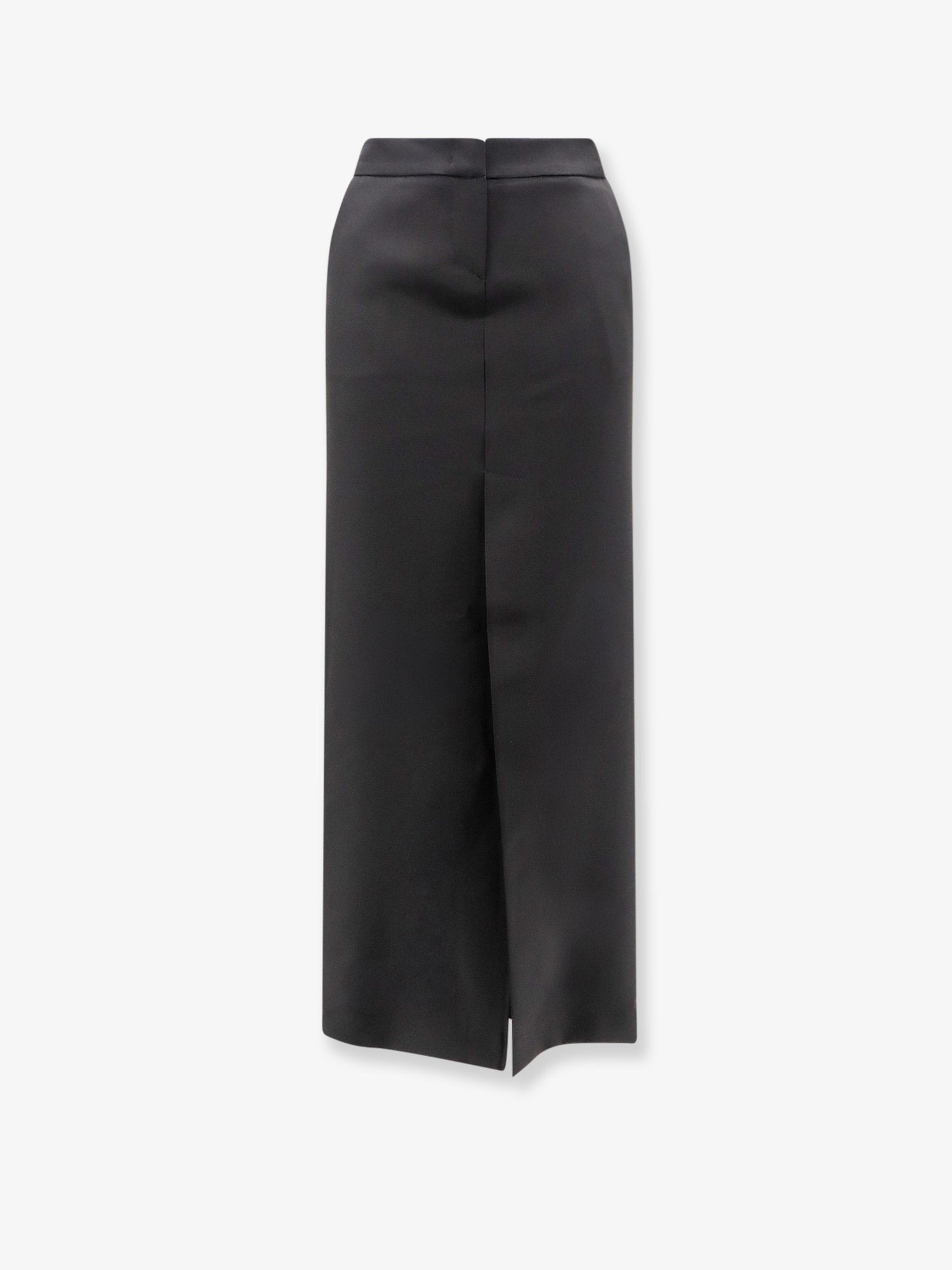 Actualee Women's Satin Pencil Skirt Black