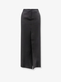 Actualee Women's Satin Pencil Skirt Black
