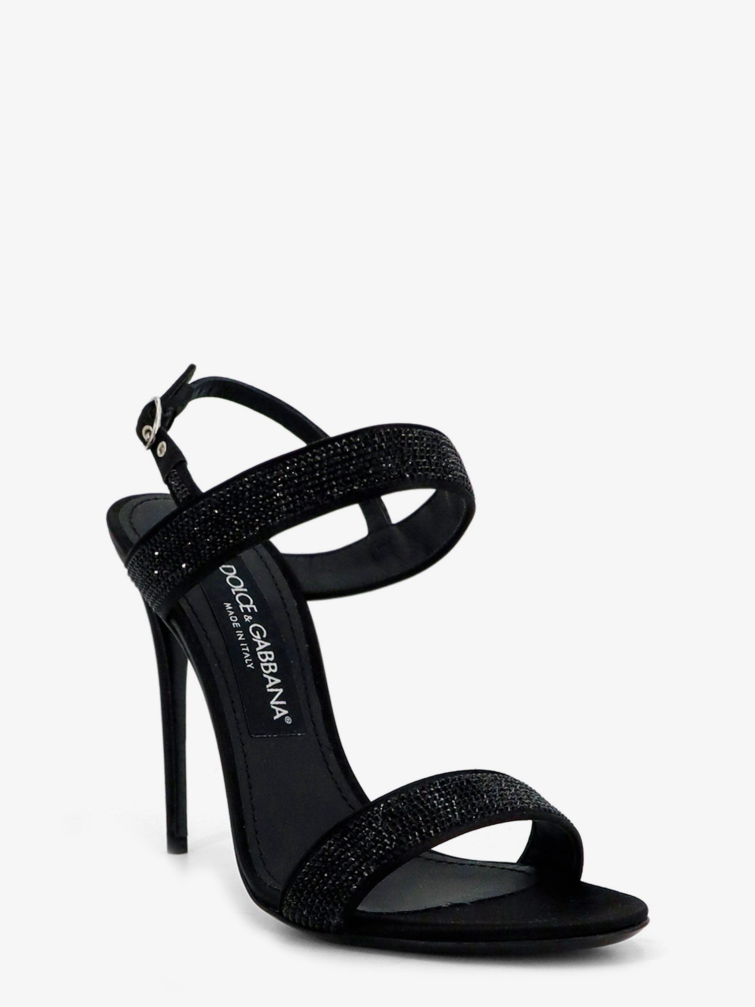 Dolce &amp; Gabbana Women's Satin Sandals Black