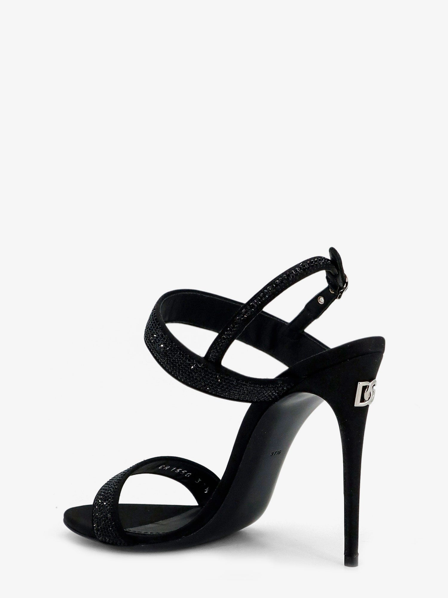Dolce &amp; Gabbana Women's Satin Sandals Black