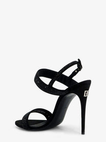 Dolce &amp; Gabbana Women's Satin Sandals Black
