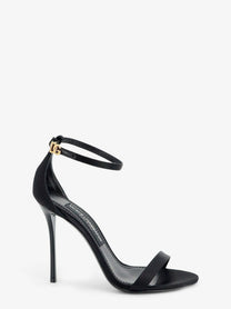 Dolce &amp; Gabbana Women's Satin Sandals Black