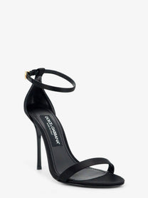 Dolce &amp; Gabbana Women's Satin Sandals Black