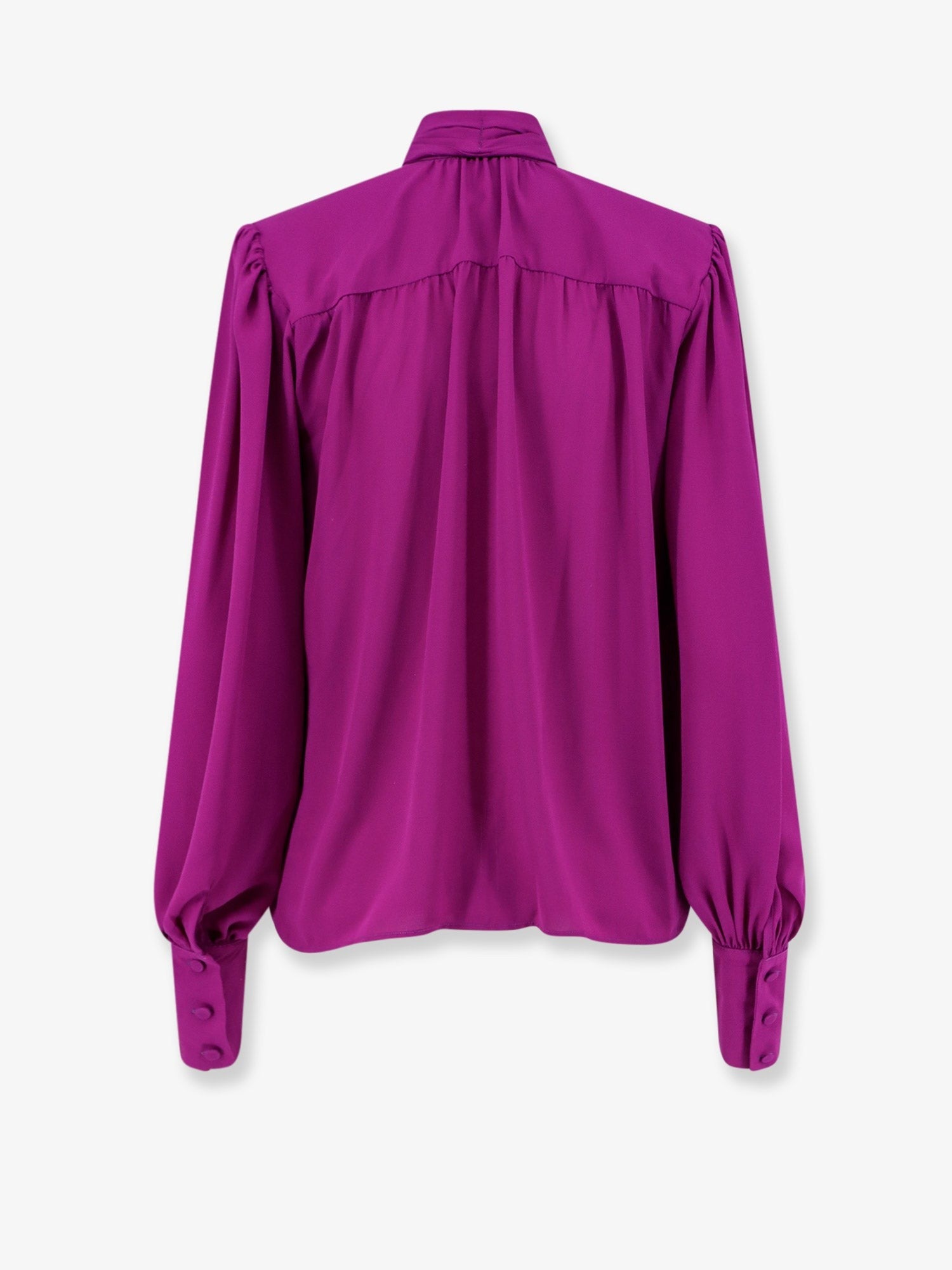 Actualee Women's Satin Shirt Purple