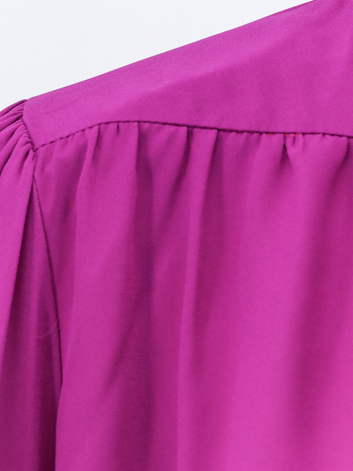Actualee Women's Satin Shirt Purple