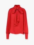 Actualee Women's Satin Shirt Red