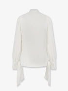 Actualee Women's Satin Shirt White, view 2