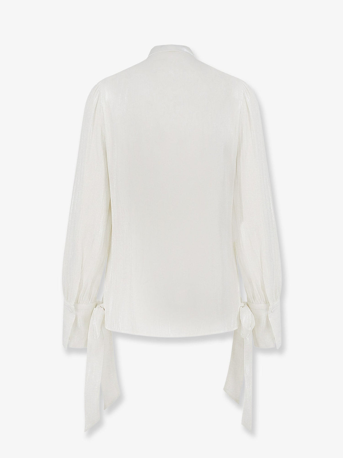 Actualee Women's Satin Shirt White, view 2