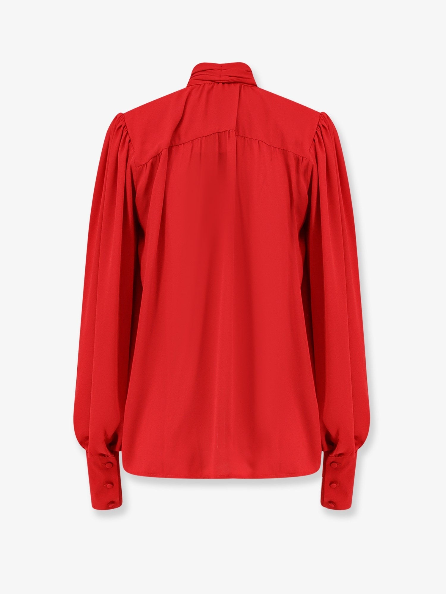 Actualee Women's Satin Shirt Red