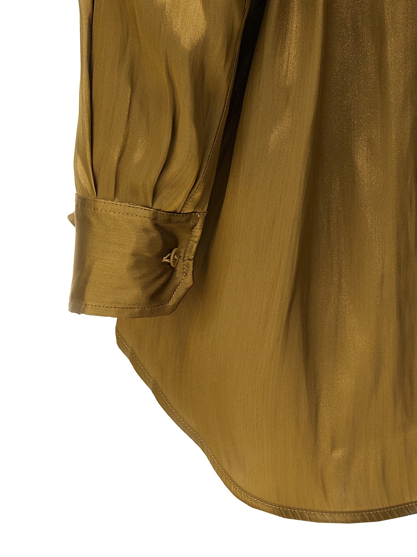 Nude Lucy Satin Shirt Gold