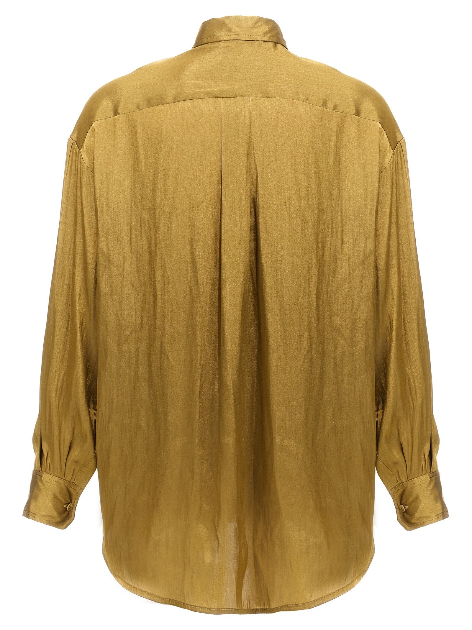 Nude Lucy Satin Shirt Gold