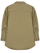 DARKPARK Women's Satin Shirt Green, view 2