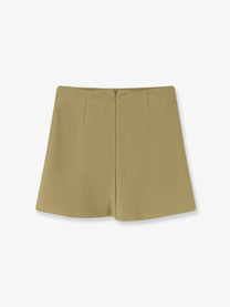 DUNST Women's Satin Skirt Green