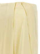 Jil Sander Satin Skirt Yellow, view 4