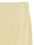 Jil Sander Satin Skirt Yellow, view 3