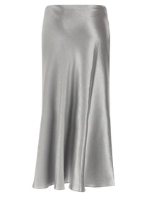 Tory Burch Satin Skirt Grey