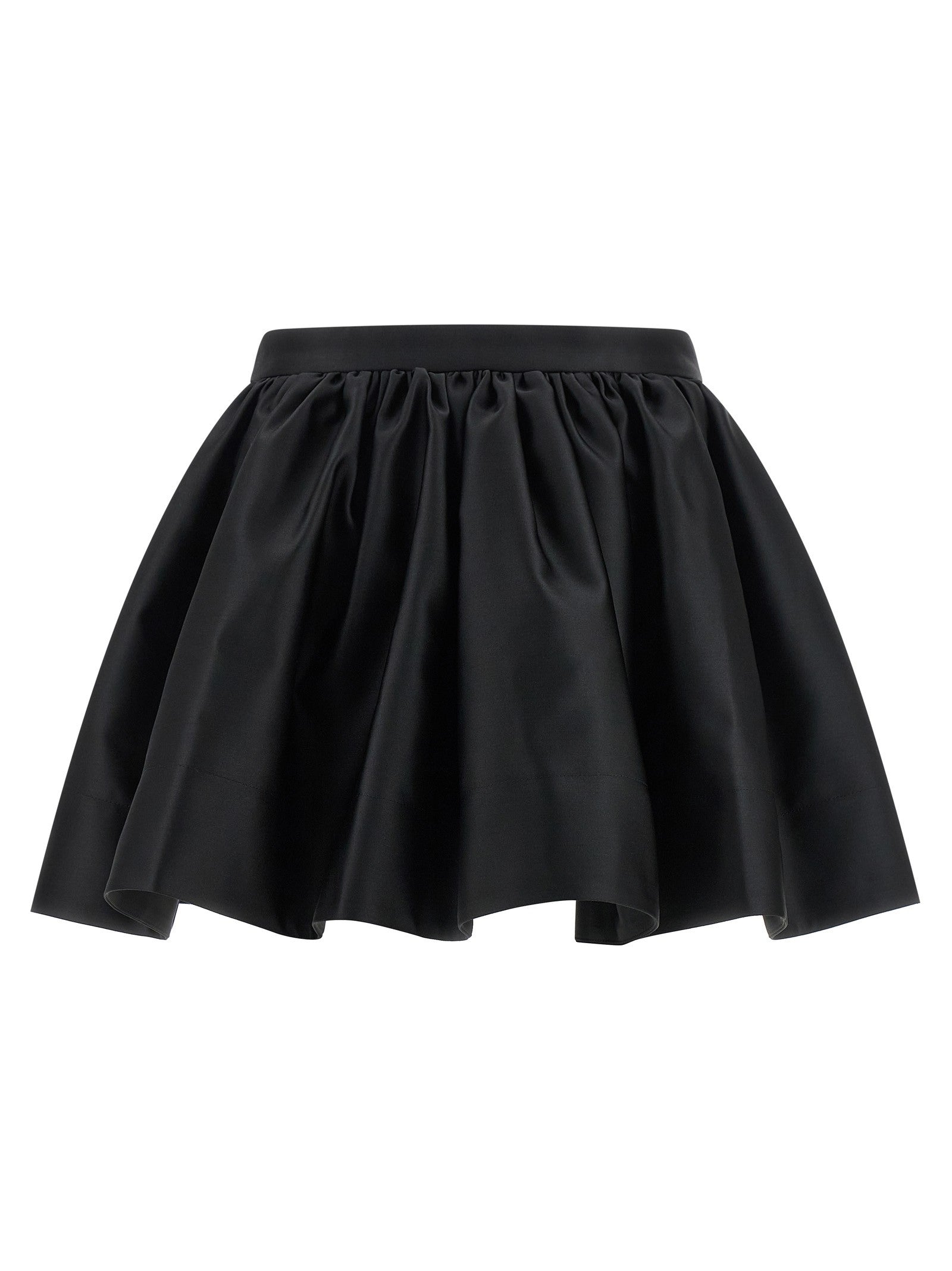 Rabanne Satin Skirt Black