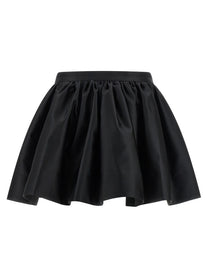 Rabanne Satin Skirt Black