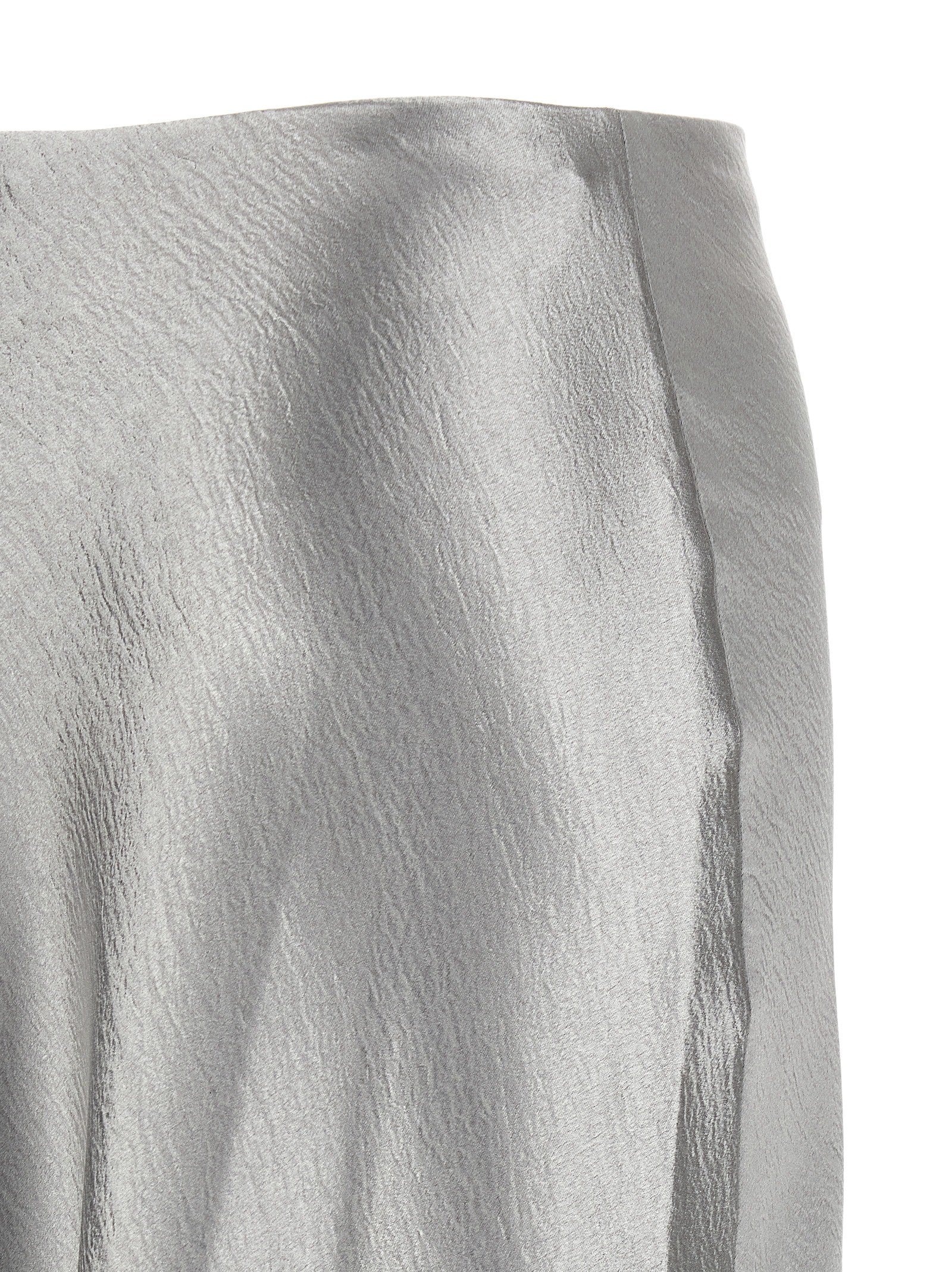 Tory Burch Satin Skirt Grey