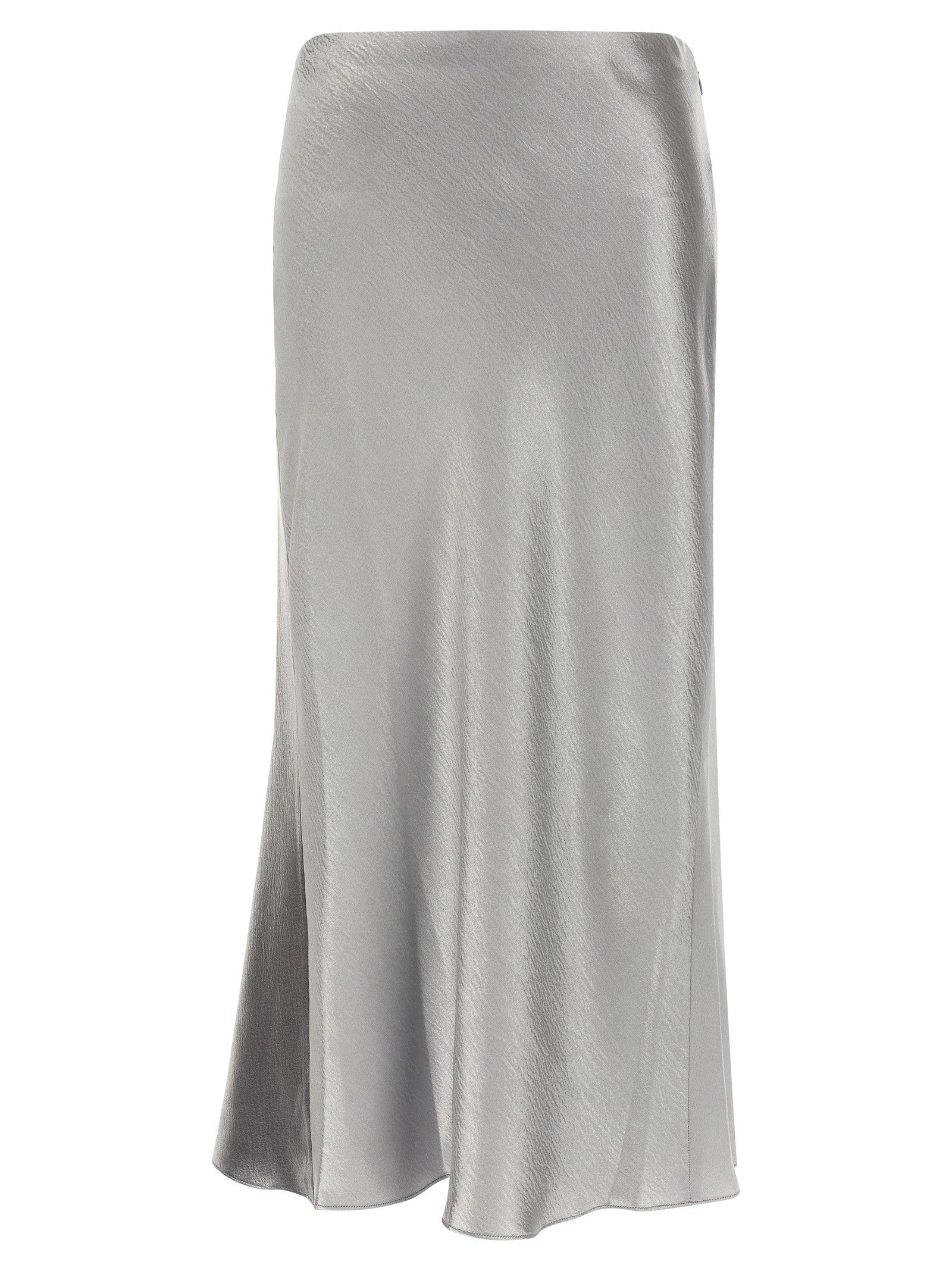 Tory Burch Satin Skirt Grey