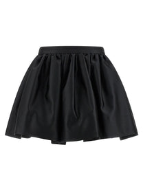 Rabanne Satin Skirt Black