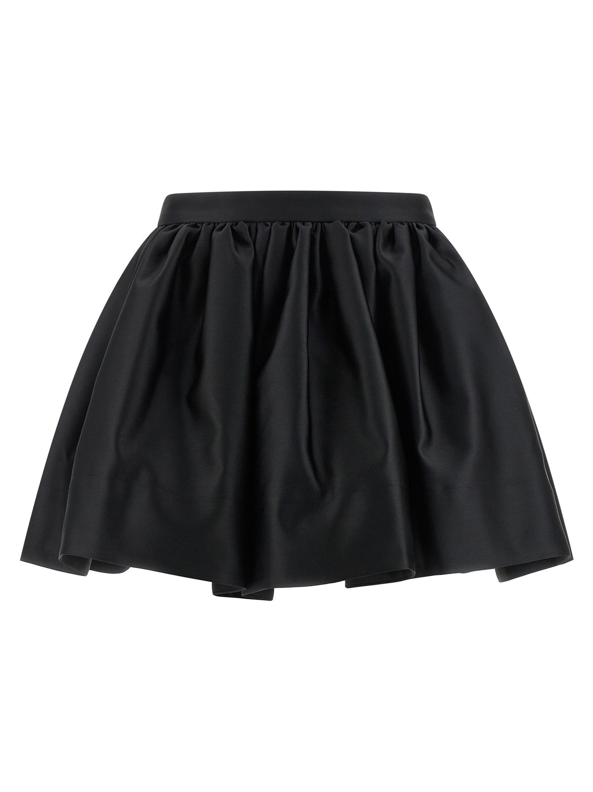 Rabanne Satin Skirt Black